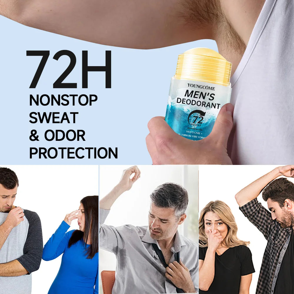 Body Deodorant 72H Anti Sweating Keep Drying Lasting Fragrance Remove Armpit Odor Underarm Refresh Sticks Fade Body Odor Oasis Select