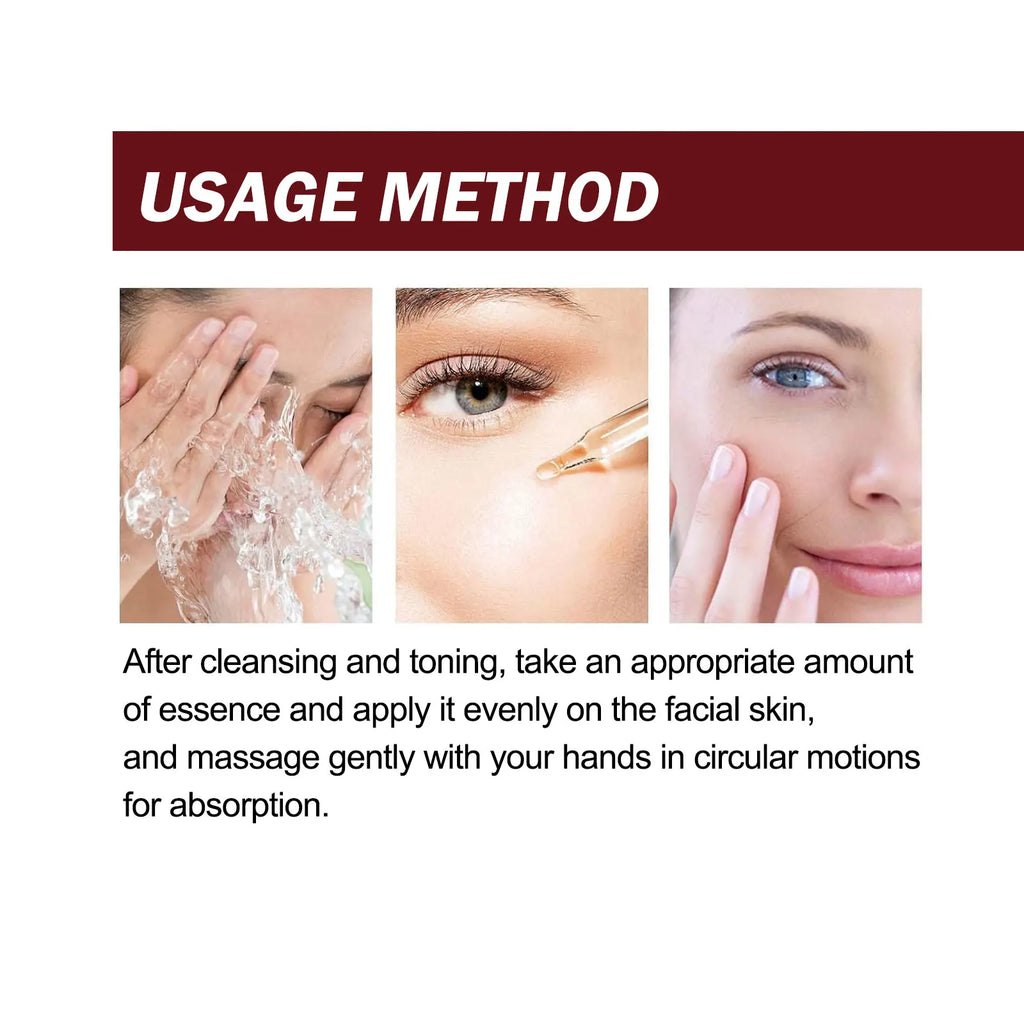 30ml Ouhoe Wrinkle Fading Essence Fading Wrinkle Head Lifting Skin Nourishing and Hydrating Firming Anti-Aging Skin Care Essence Oasis Select