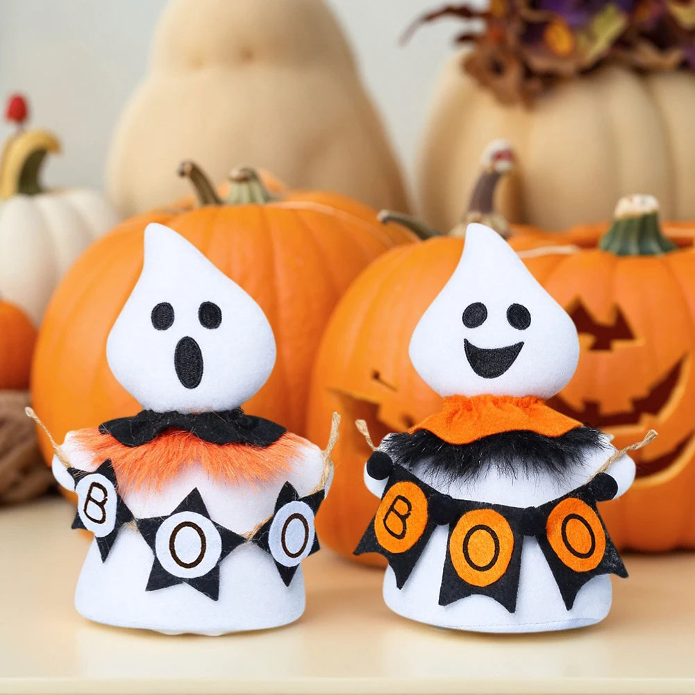 Halloween Mini Ghost Plush Doll | Spooky Table & Porch Decor