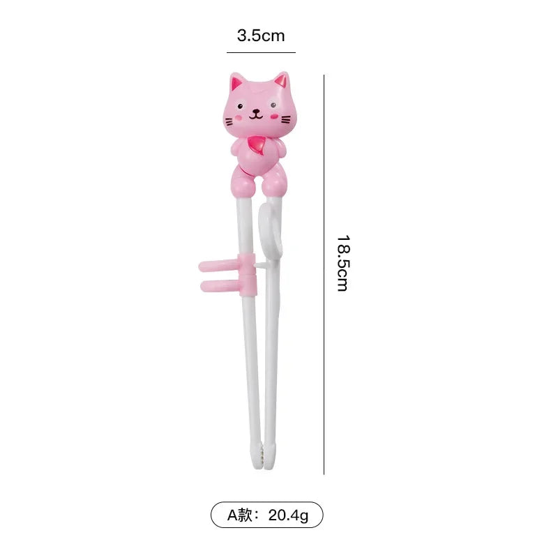 Training Chopsticks Beginner Chinese Japanese Food Removable Children Learning Dinnerware Stainless Steel Tableware Accessories Oasis Select 4