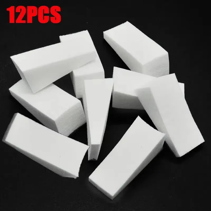 1/12/24/96 Pcs/Set Triangle Soft Makeup Sponge Face Foundation Concealer Cream Powder Blend Smearing Puff Cosmetic Tool Oasis Select 12pcs
