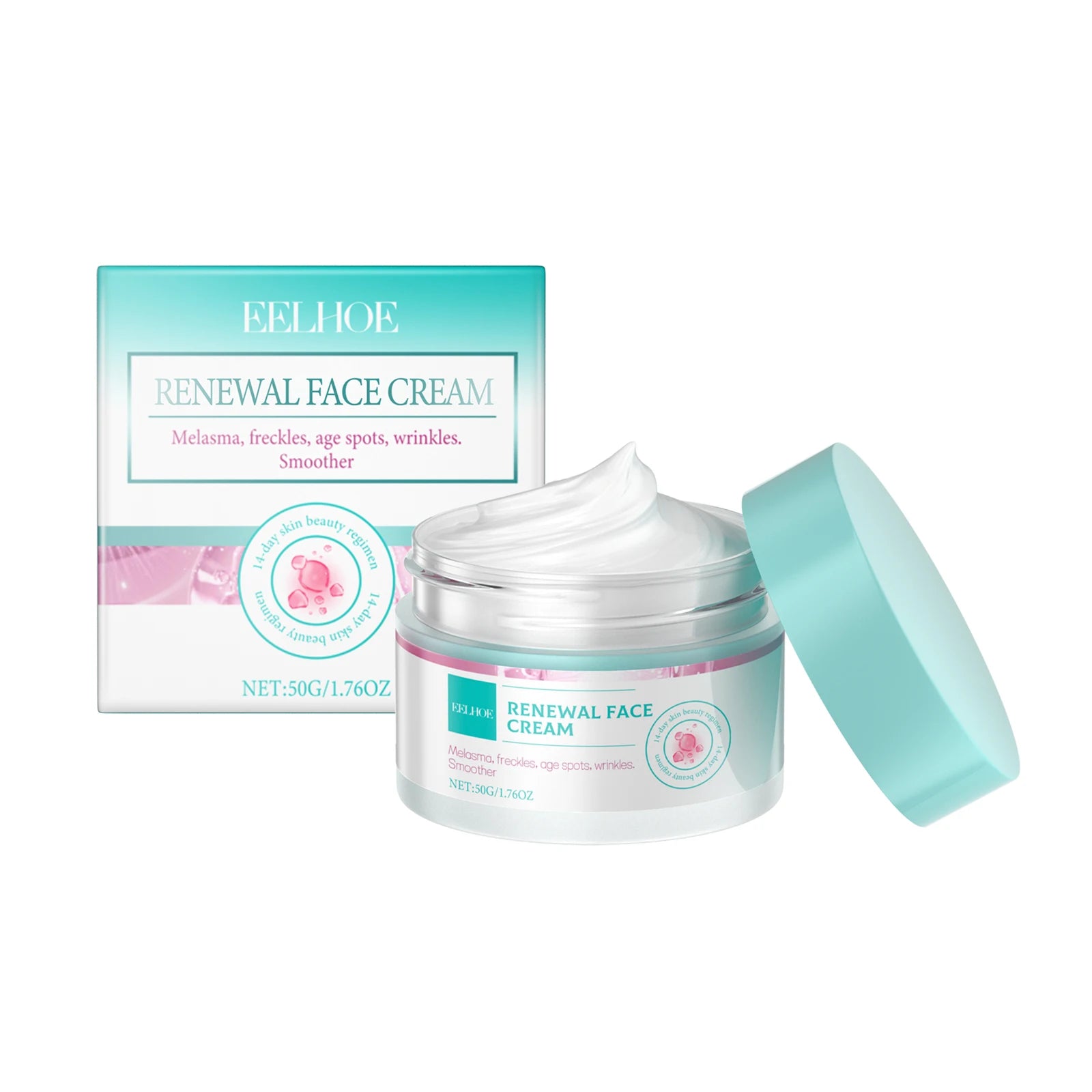 Eelhoe Radiant Face Cream – Deep Hydration & Brightening 50g Face Moisturizer Cream Oasis Select 50g
