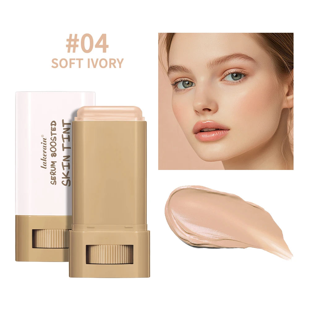 Skin Tint Foundation Stick 6 Colors Balm Serum Boosted Smooth Plumper Hight Coverage Travel Bronze Foundation Stick Makeup Oasis Select Color 4
