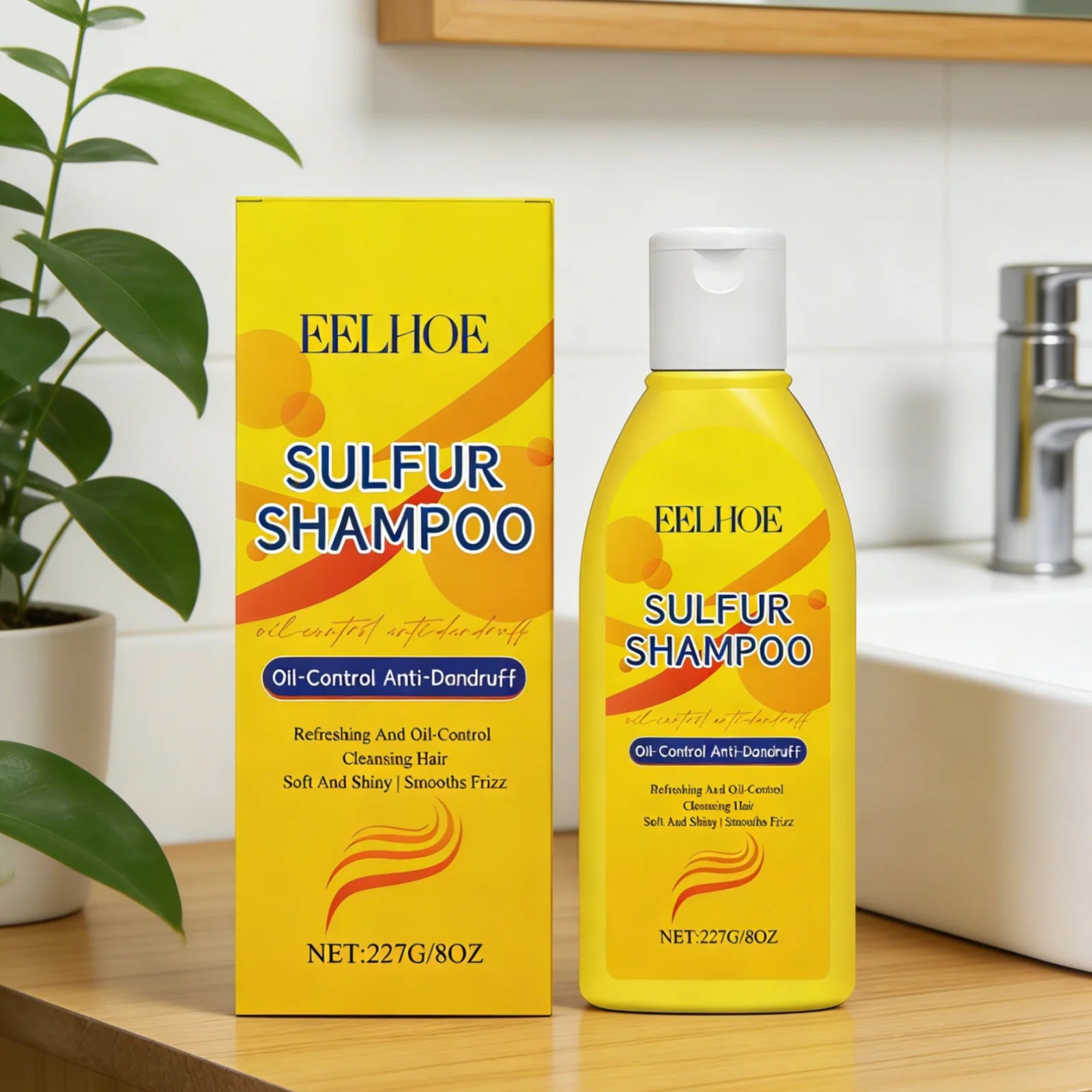 EELHOE Sulfur Shampoo – Anti-Dandruff & Oil Control Sulfur Shampoo Oasis Select