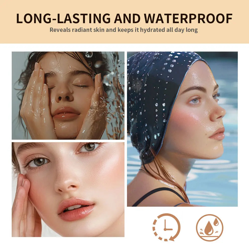 White Cushion Foundation Cc Cream Korean Makeup Waterproof Covering Foundation Sunscreen Cosmetic Foundations Makeup Full Covera Oasis Select