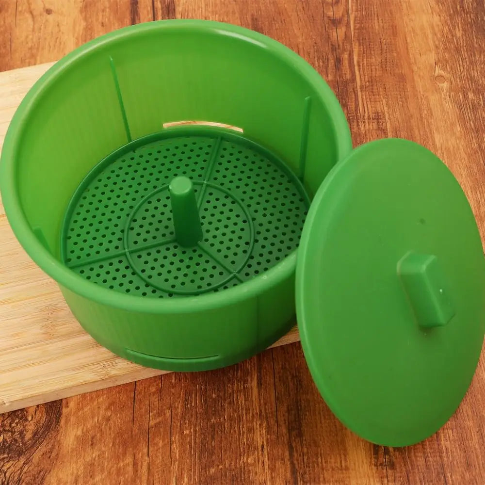 Stackable Bean Sprout Nursery Pots Ventilated Split Sprouting Tray Efficient Soilless Cultivation Pot Oasis Select
