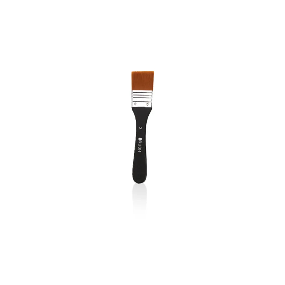 Professional Flat Wide Paint Brush , Smooth Paint Application for Walls, Furniture & Crafts, Durable Wooden Handle, Anti-Shed De Oasis Select 1pc Black Flat 3