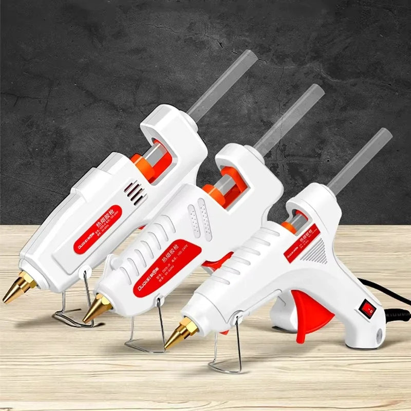 100W Electric Hot Melt Glue Gun DIY Mini for Household Industrial Use 11mm Glue Stick US Plug Repair Tool Oasis Select