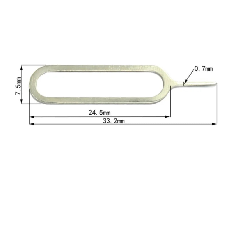 Mobile Phone Card Remover SIM Opener Pin Key Tool Anti-Lost Card Pin Eject Sim Card Tray Open Pin Needle Key Tool For iPhone Oasis Select