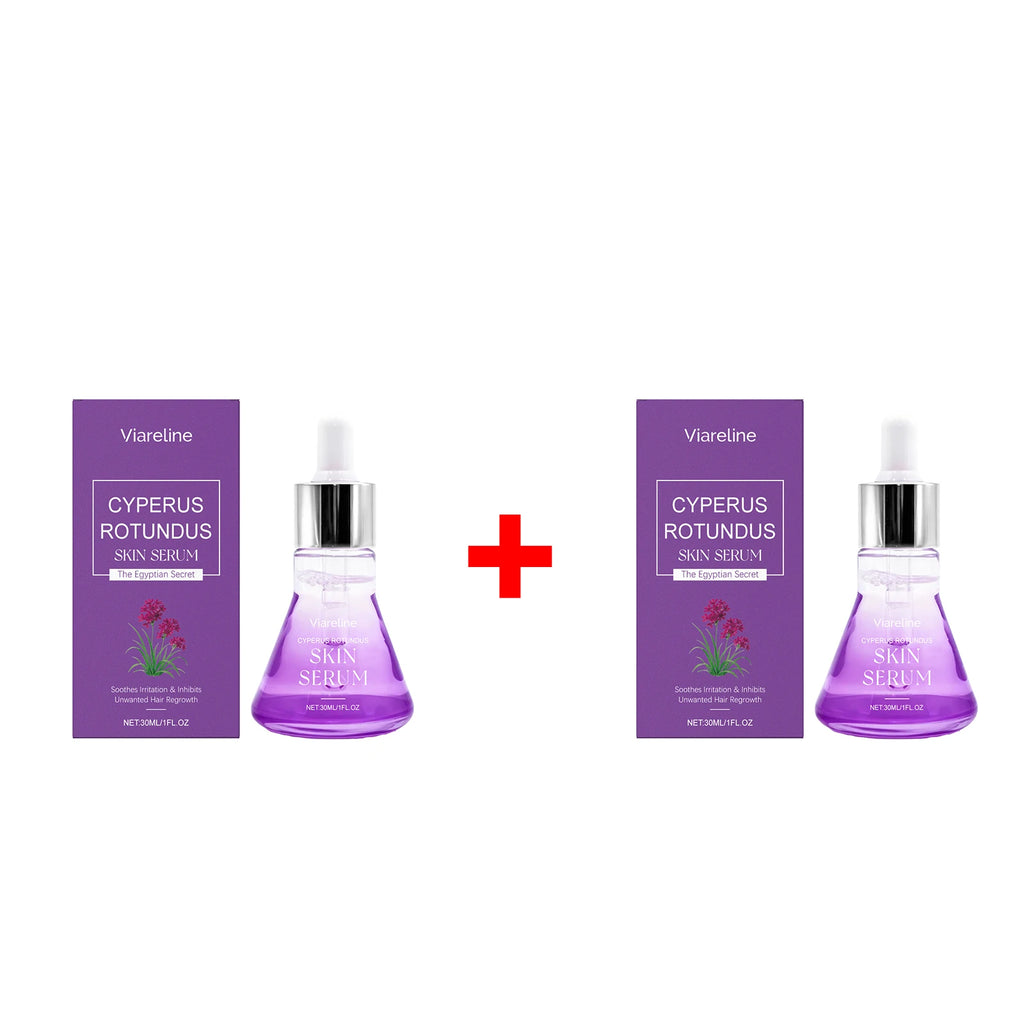 Cyperus Rotundus Serum for Post Hair Removal Care Natural Hair Growth Inhibitor Serum Full Body Facial Post Hair Removal Care Oasis Select 2pcs
