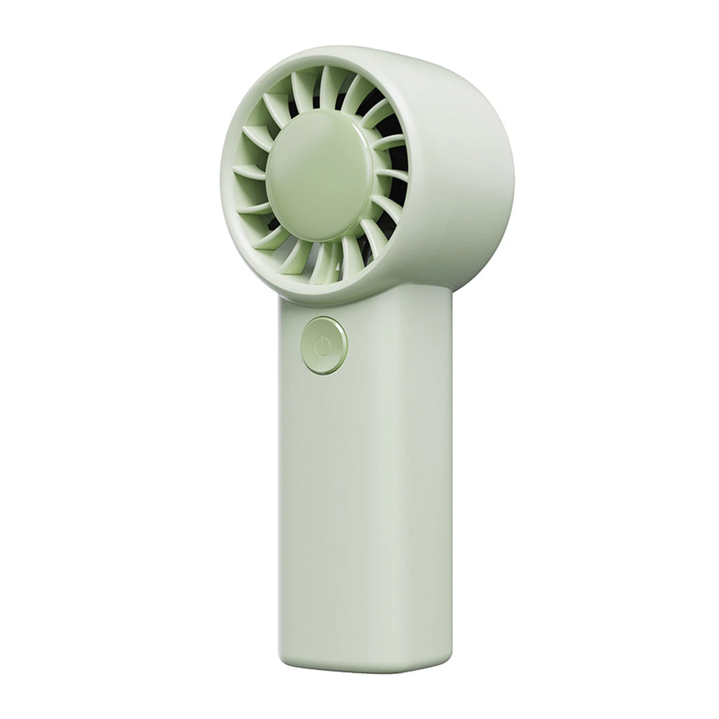 Mini Handheld Fan 3 Speed Adjustable Personal Fans Type-C Rechargeable Build in 500mAh Battery for Travel Outdoor Office Oasis Select green China Mainland