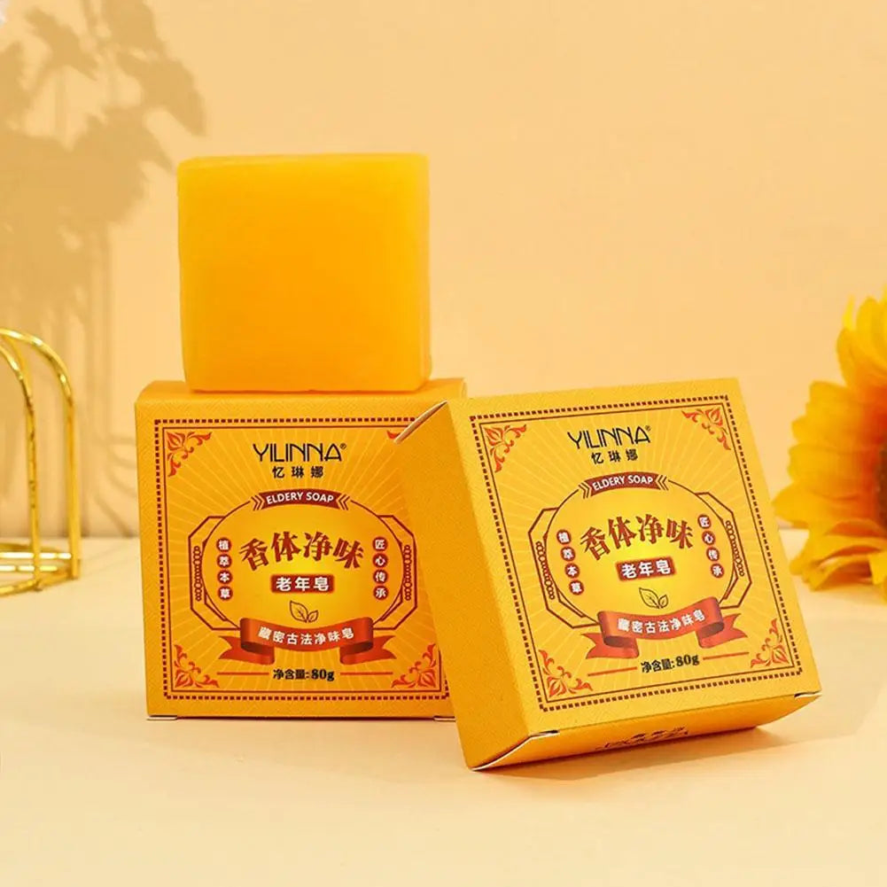 Eldery Soap Bar Oil-Control Lackhead Cover Soap Cleanser Chinese Traditional Skin Care 1/2pcs Oasis Select