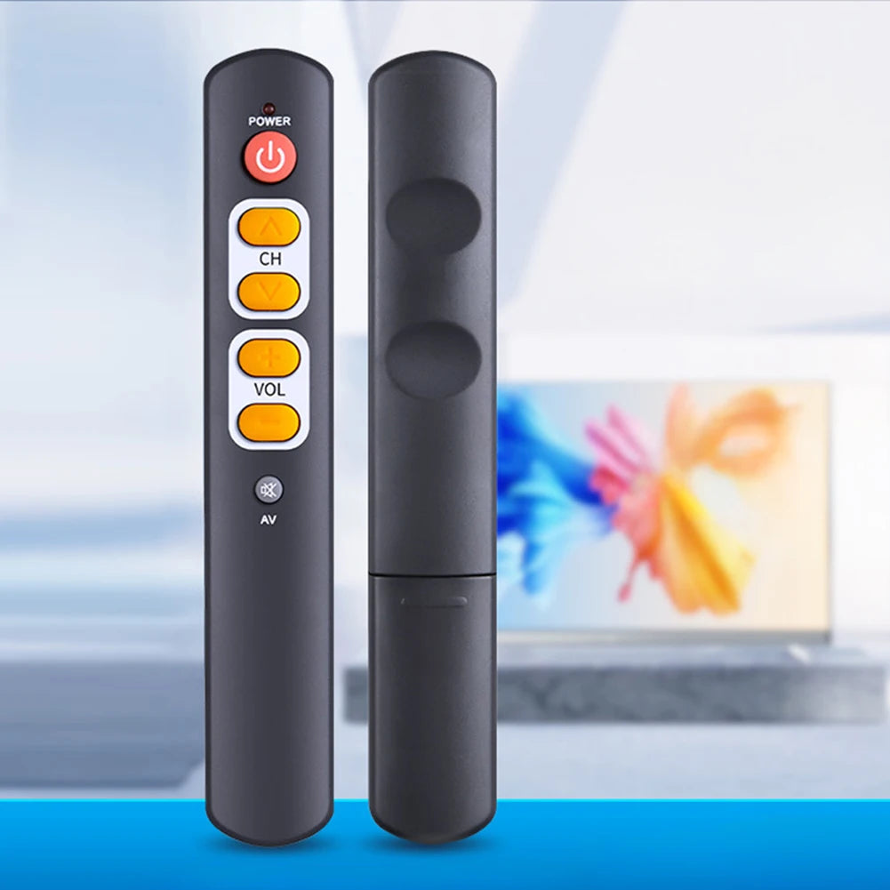 Universal 6-Button IR Learning Remote for TV DVD VCR SAT