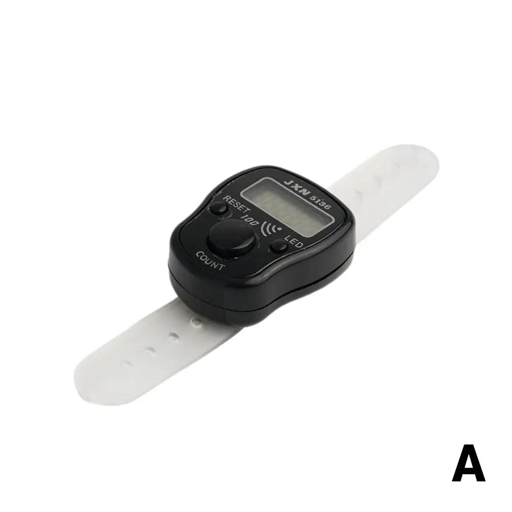 Mini Point Marker and Row Finger Meter LCD Digit Tally Counter Finger Digital Bead Timer Hand Tally Counter Clicker Oasis Select A