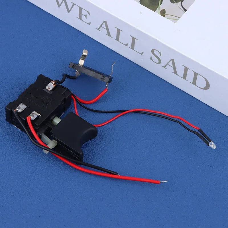 1Pcs Electric Drill Dustproof Speed Control Push Button Trigger Switch 12V Cordless Drill Trigger Switch Power Tool Parts Oasis Select