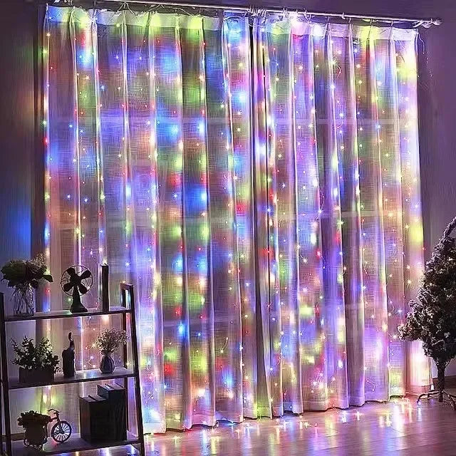 300 LED Curtain String Lights USB | 8 Modes & Remote