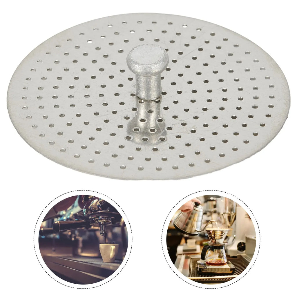 2/3/4/6/9Cups Coffee Filter Plate Stainless Steel Moka Pressed Powder Decrement For EspressoFor Home Office Coffee Bar Oasis Select