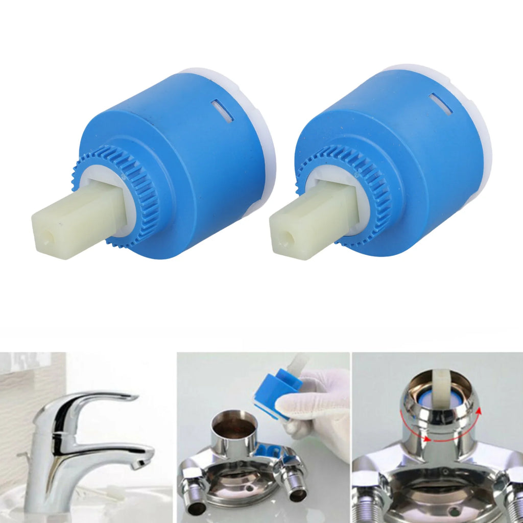 Ceramic Tap Disc Cartridge Most Showers Shower Valves Baths Bidets For Sinks 2pc 45 ° Ceramic Plastic Practical