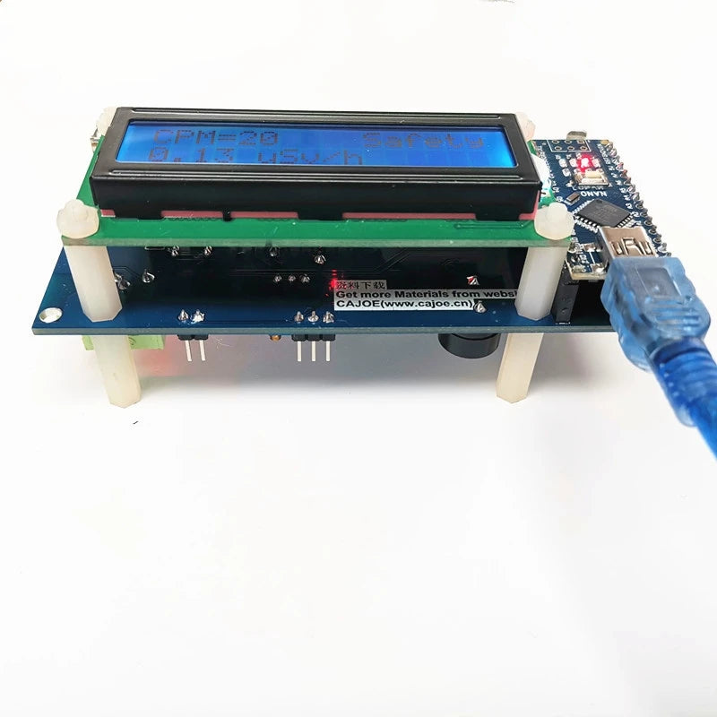 LIKE WISH Geiger Counter Kit Module Nuclear Radiation Detector With Display Radiation Dosimeter Electromagnetic Radiation Detect Oasis Select