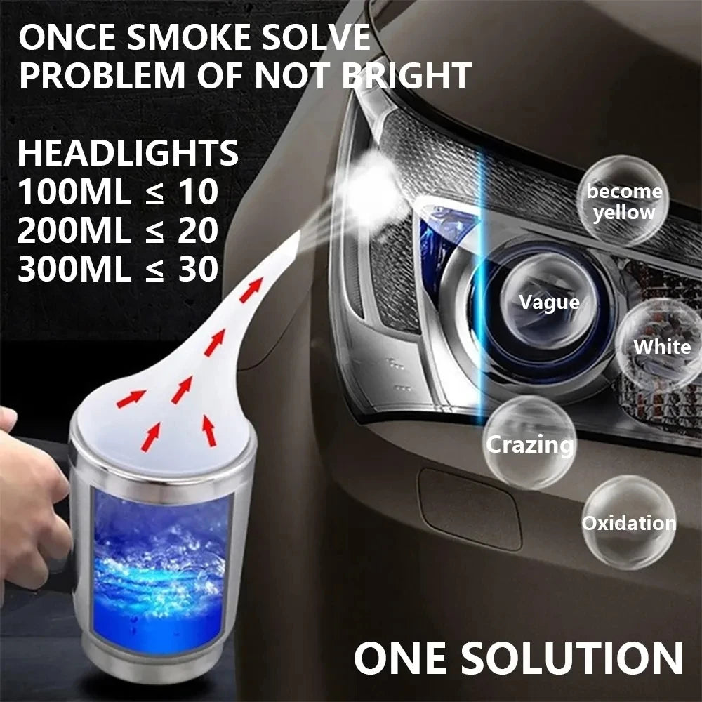 Car Headlight Repair Fluid Headlight Polishing Restoration Chemical Polishing The Headlights Restoration Kit Tool Liquid Repair Oasis Select