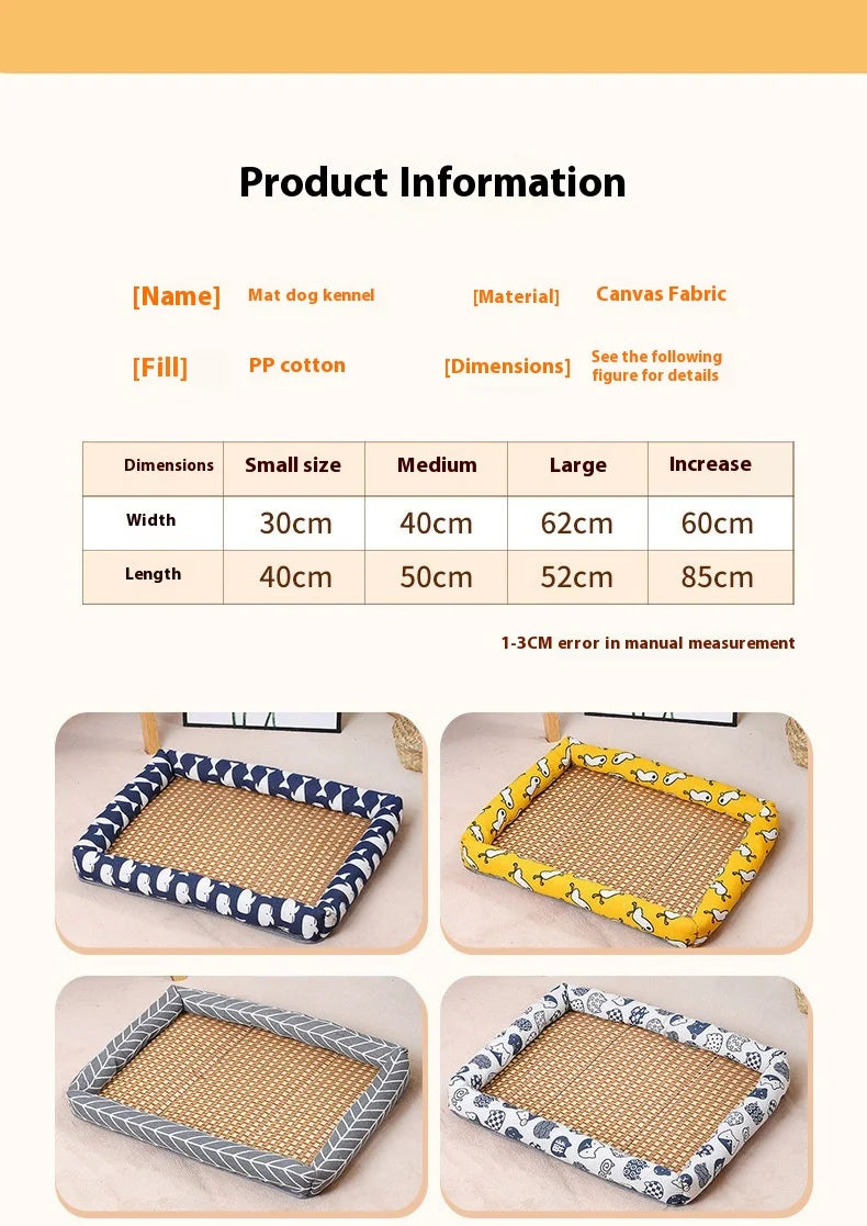 Pet Ice Mat, All-season Dog Bed Mat, Summer Cooling, Wear-resistant, Square Pet Bed Oasis Select