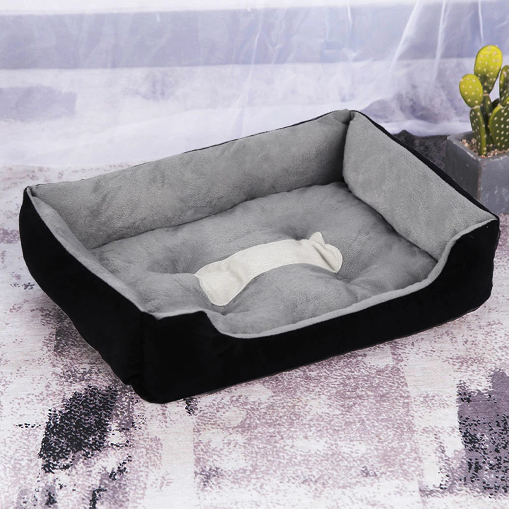 Household Convenient Mobile Pet Bed Pet Supplies Kennel for Small Medium and Large Dogs Warm Kennel Comfortable Pet Kennel Oasis Select Black-XS