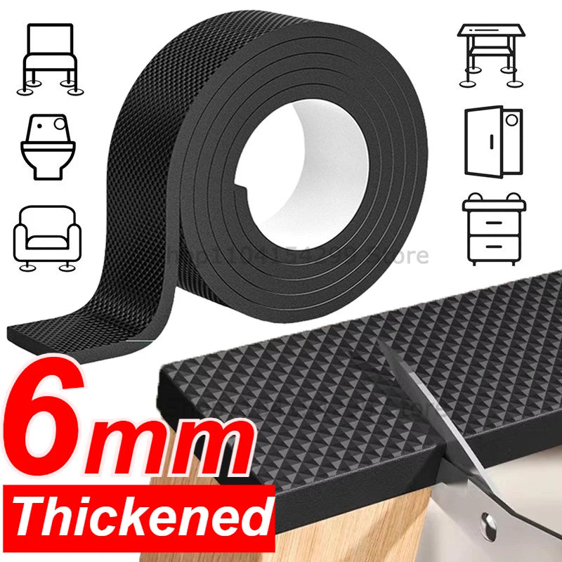 Bumper Damper Thick DIY Anti-slip Furniture Pads Mute Mats Non-Slip Pad Foot Cover Self Adhesive Table Chair Foot Protection Pad Oasis Select