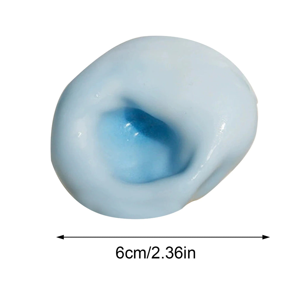 Squeeze Toys 1PC Interesting Sensory Toys Stress Relief Deformable Squeeze Handmade Finger Pinch Creative Squeezing Soothing Toy Oasis Select Blue