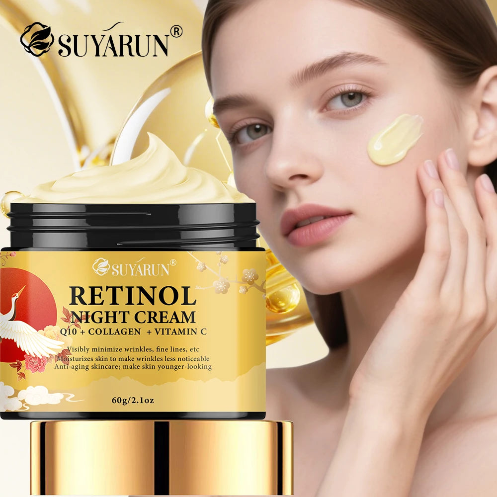 SUYARUN Retinol Night Cream – Niacinamide & Vitamin C Face Cream Retinol Night Cream Oasis Select