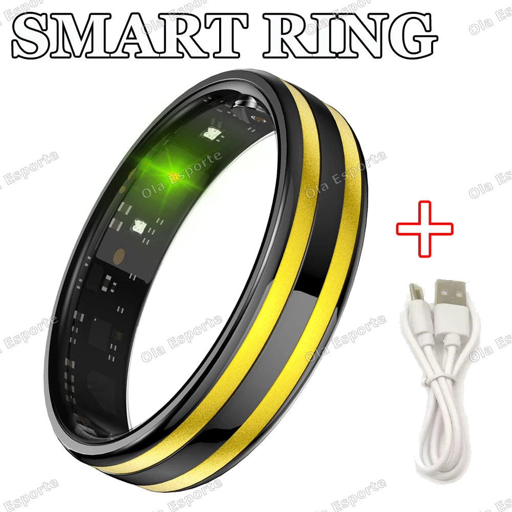 Smart Ring – Heart Rate, SpO2 & Sleep Monitor | Waterproof