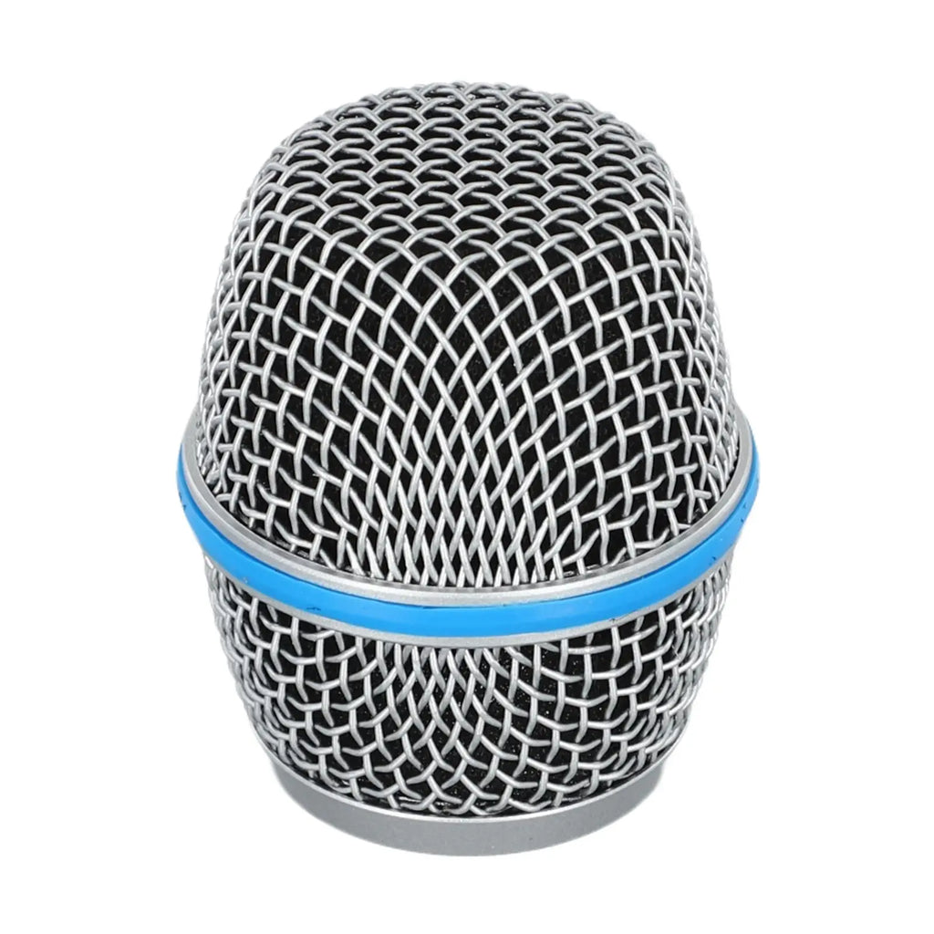 Microphone Mesh Head For 58 Microphone Fits For Shure Beta Grill Mesh Head Steel Replacement Microphones DIY Parts Oasis Select 87A