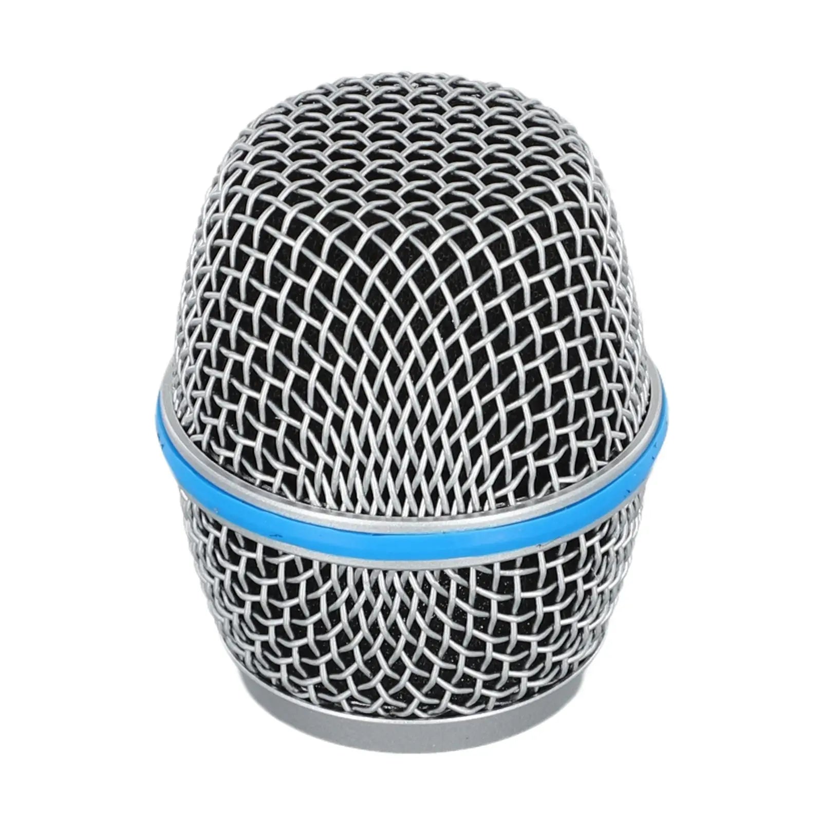 Microphone Mesh Head For 58 Microphone Fits For Shure Beta Grill Mesh Head Steel Replacement Microphones DIY Parts Oasis Select 87A