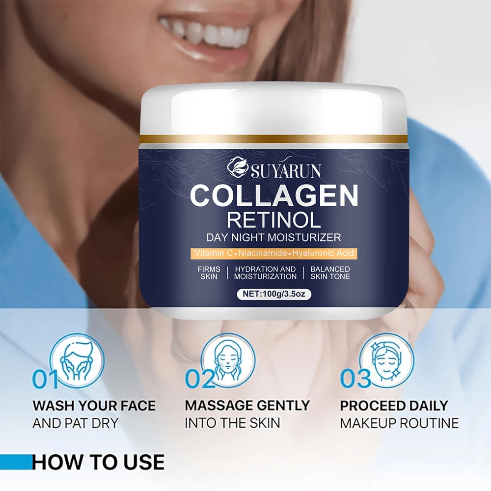 Collagen Retinol Moisturizer – Vitamin C & Niacinamide Cream