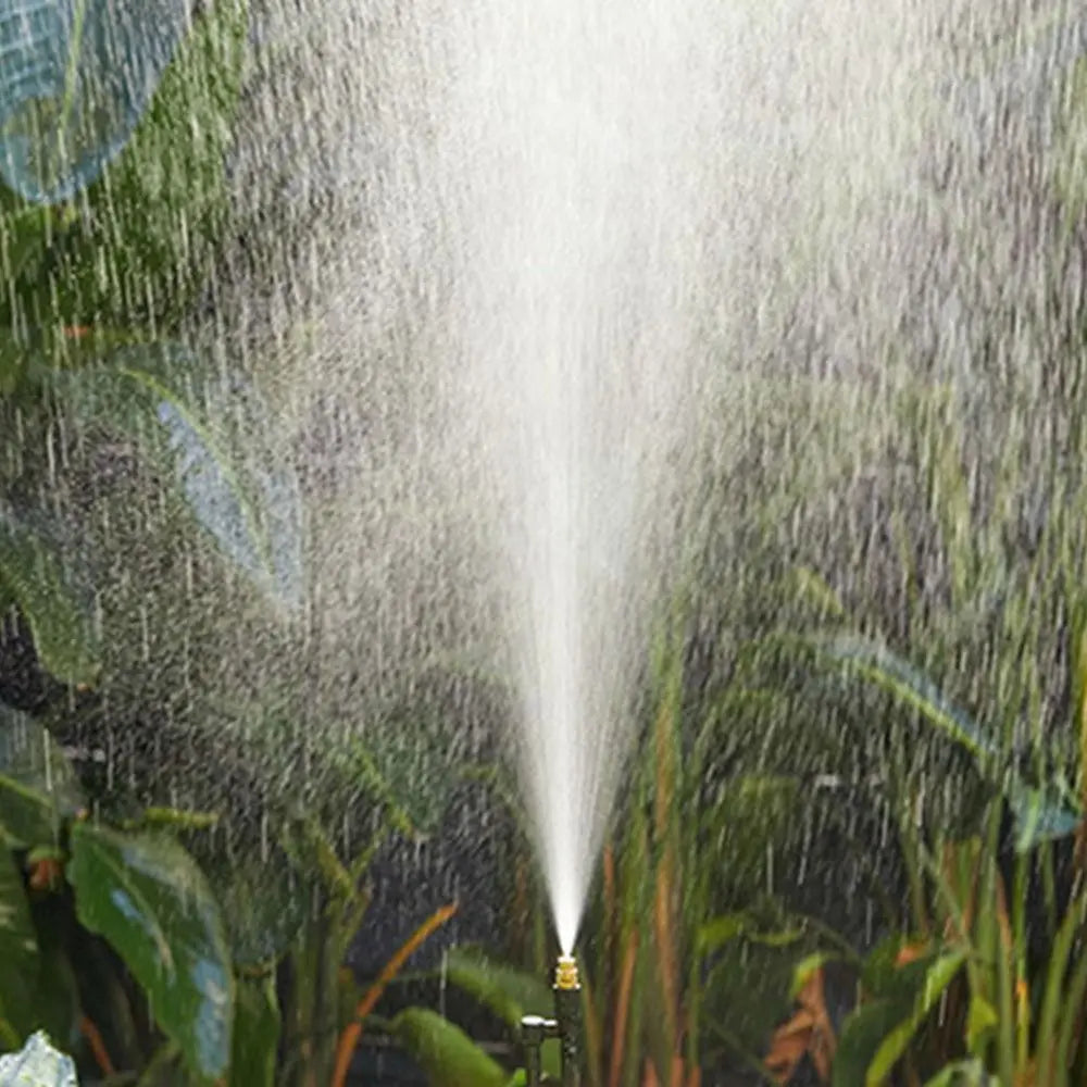 Garden Supplies Cooling Misting Nozzle Adjustable Copper Spray Sprinkler Dedusting Micro Sprayers Watering Oasis Select