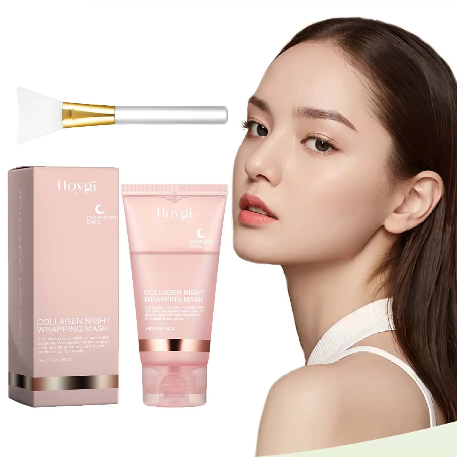 Hoygi Collagen Peel-Off Overnight Face Mask – Firming & Hydrating Overnight Peel-Off Mask Oasis Select