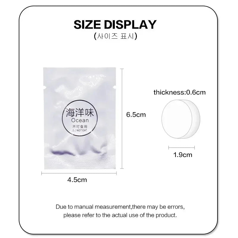 5/10/15/20PCS Car Air Freshener Supplement Solid Fragrance Scent Air Outlet Perfume Refill Tablets Ocean Lemon Lavender Fillers Oasis Select