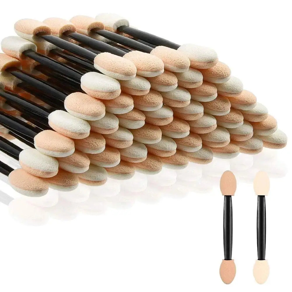 Disposable Eyeshadow Applicator Sticks – Double-Sided Sponge Eyeshadow Applicator Oasis Select