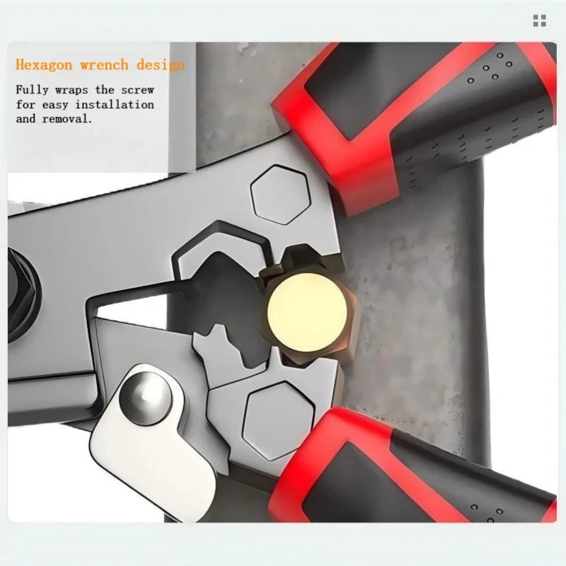 Alloy Steel Multi Functional Shears Industrial Grade Tin Snips Electrician Special Wire Cutter Stripping Iron Sheet Scissors Oasis Select
