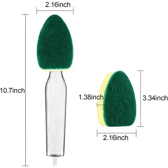 7Pcs Sponge soap dispenses dishwashing scrub Dishwashing sponge replacement head kitchen sink washing tool Oasis Select