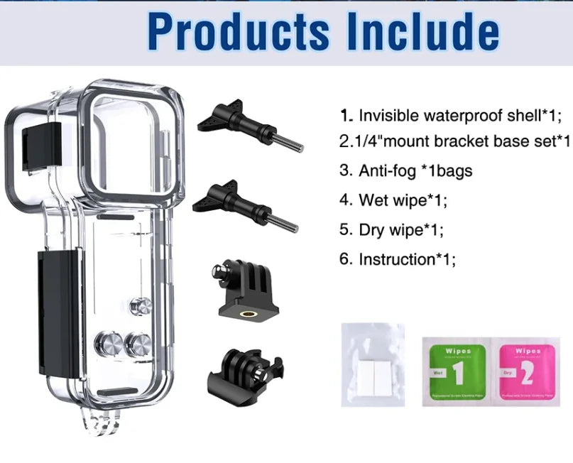 DJI Osmo Pocket 3/4 Waterproof Diving Case – 45M IP68