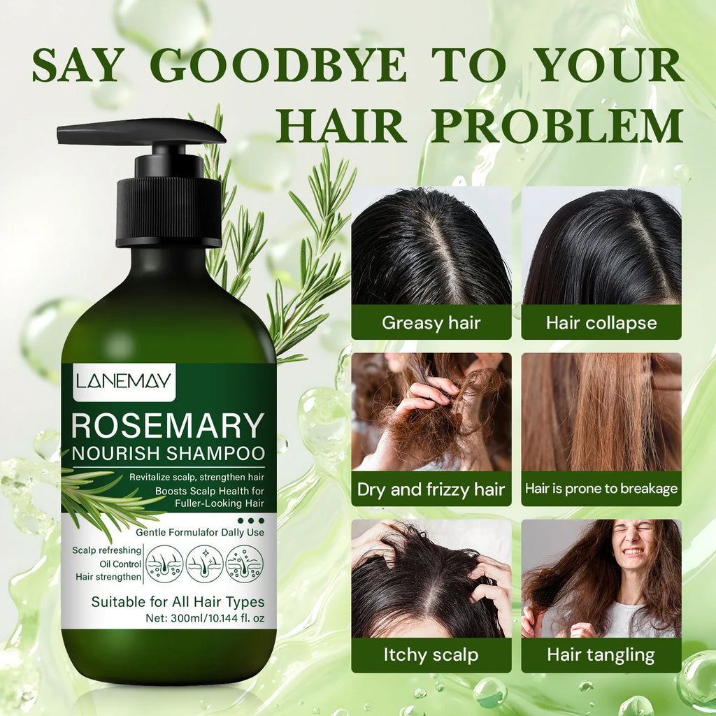 Rosemary Nourish Shampoo – Volume, Oil Control & Repair Nourishing Shampoo Oasis Select