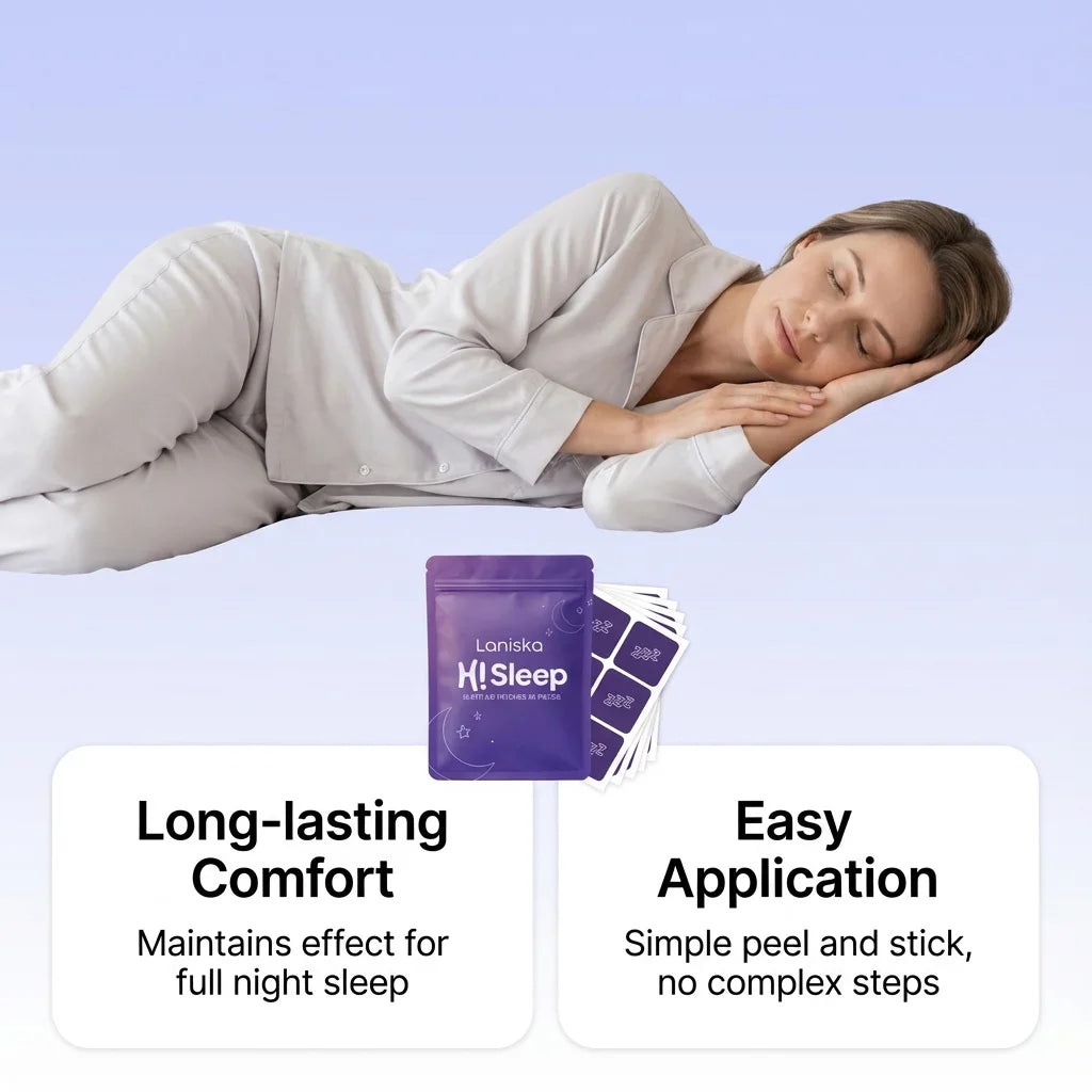 Laniska Sleep Care Patch – Nightly Relaxation & Restful Sleep Sleep Relaxation Patch Oasis Select
