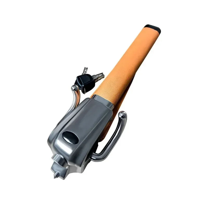 Car Steering Wheel Lock Anti Theft Protection Security Device Foldable with Window Breaker Interior Locks Car Lock Oasis Select 1 Set