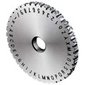 LIKE WISH Manual Marking Steel Stamp Wheel Accessories For Nameplate Metal Label Stamping Printer Machine Oasis Select As Shown 3mm