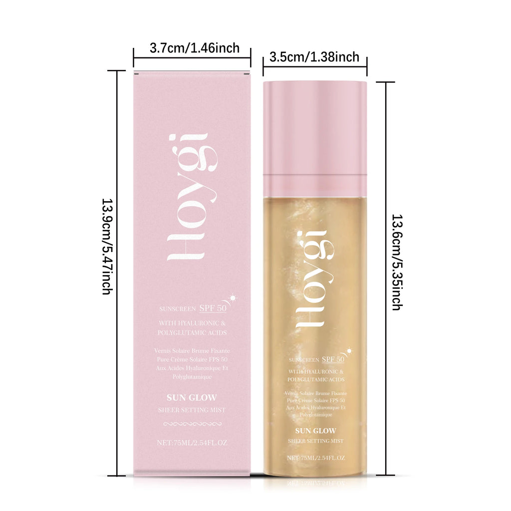 Hoygi SPF 50+ Setting Spray – Matte, Oil Control & Waterproof Makeup Setting Spray Oasis Select