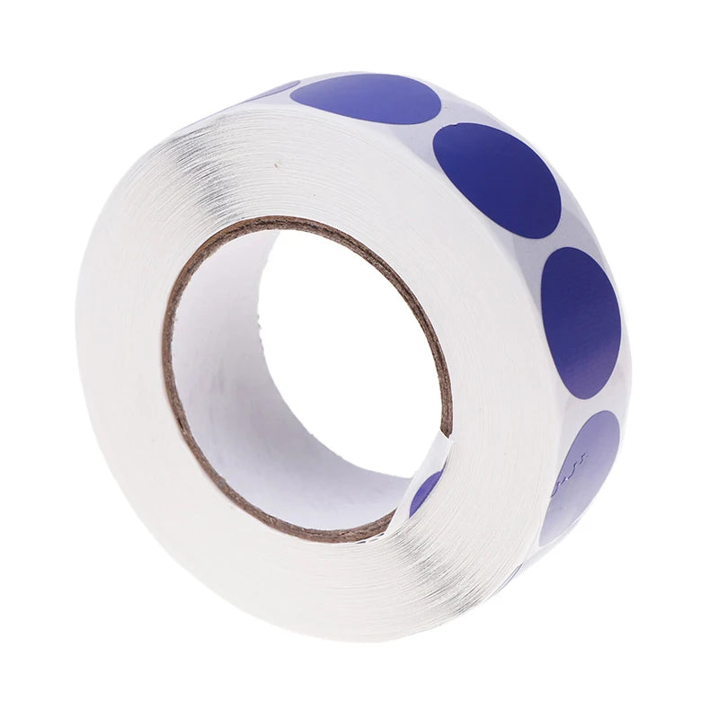 1000Pcs/Roll 19mm Round Color-Code Dot Labels Adhesive Shooting Sticker for Archery Bow Hunting Practice Training Targets Oasis Select Dark blue