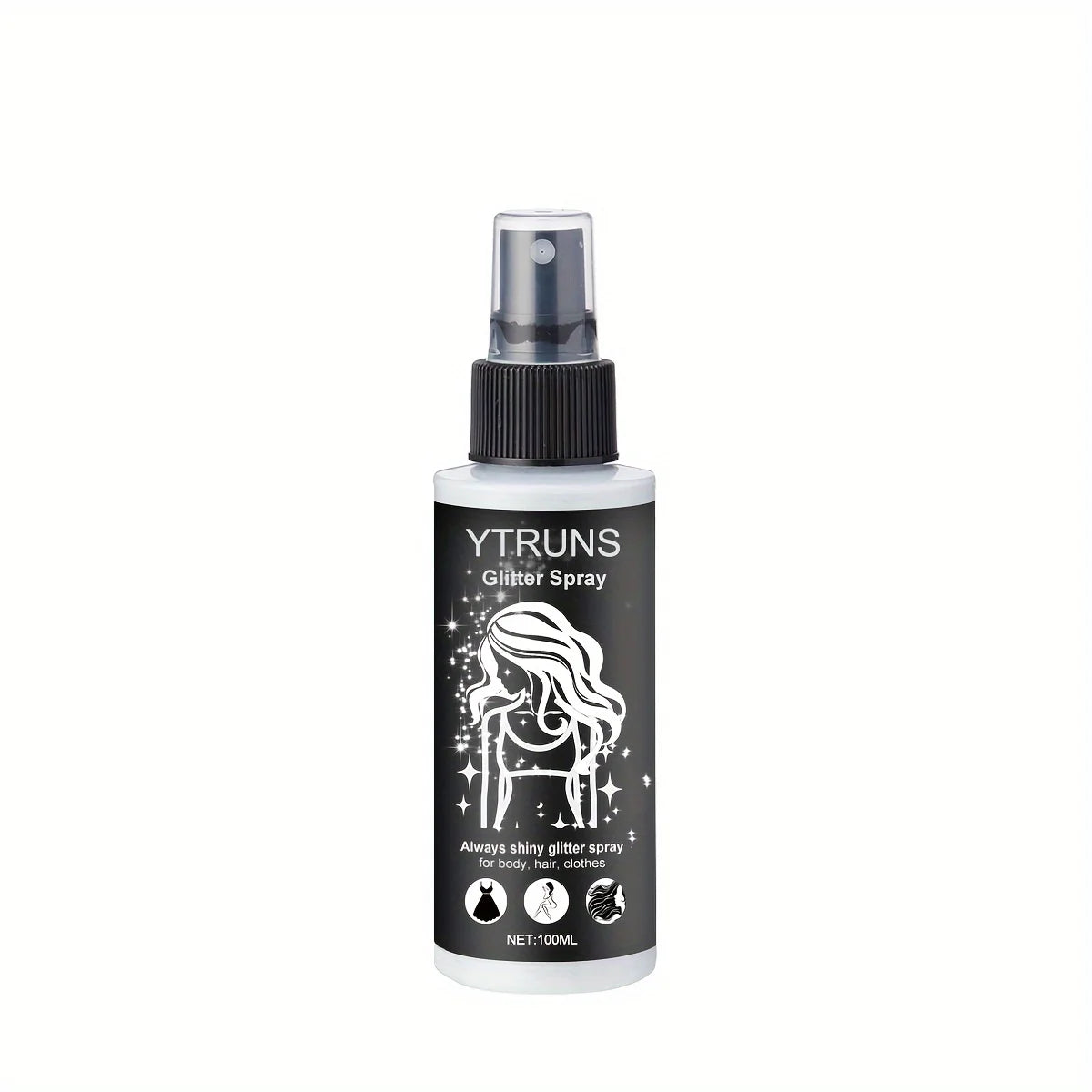 100ml Glitter Spray for Body, Hair & Clothes – High Gloss