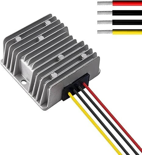 DC 24V to 12V Step Down 15A 180W Power Supply Adapter Converter Reducer Regulator for Auto Car Truck Vehicle Boat Solar System Oasis Select 12V to 24V 10A