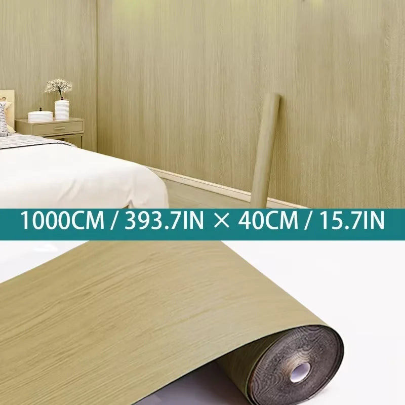 Wood Grain Self-Adhesive 40cm Wide Moisture-Proof And Stain-Resistant Background Wall Bedroom Kitchen And Floor Stickers. Oasis Select B 40cmX3m