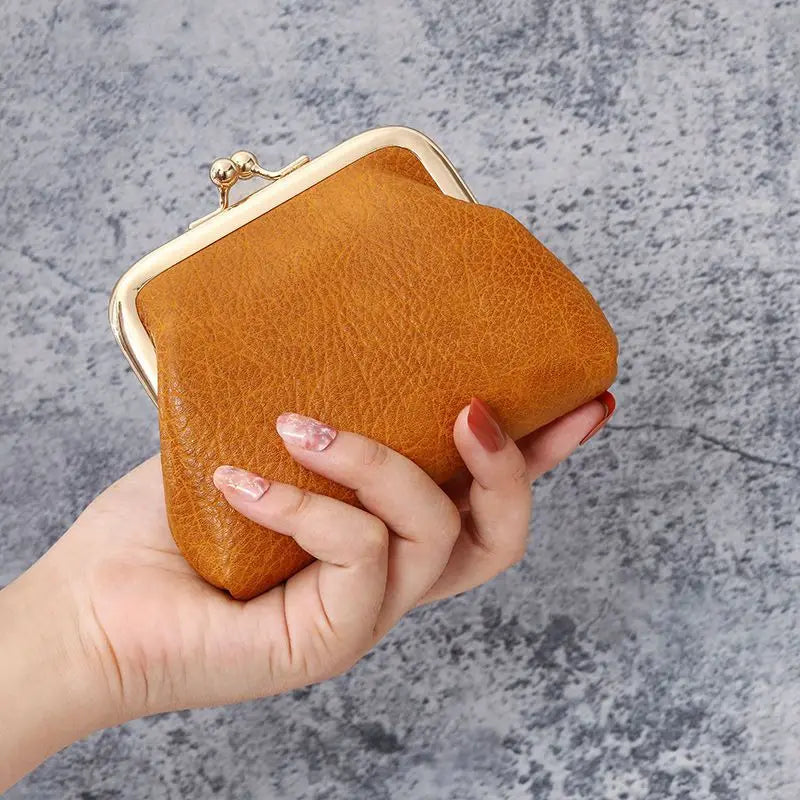 New Wallet Female Versatile Girl Clutch Bag Internet Celebrity Mini Version Coin Bag Dual-purpose Small Wallet Simple Folder Bag Oasis Select Brown